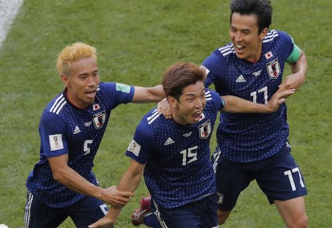 Beveik visas rungtynes mažumoje žaidusi Kolumbija neatsilaikė prieš japonus