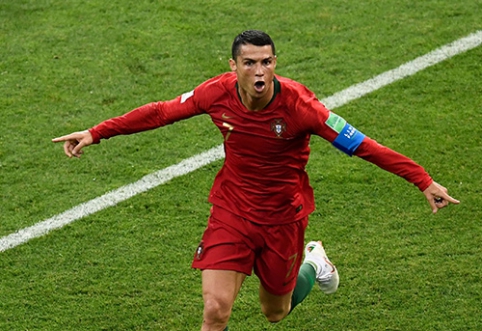 Driokstelėjęs C.Ronaldo išplėšė portugalams lygiąsias prieš ispanus (FOTO, VIDEO)