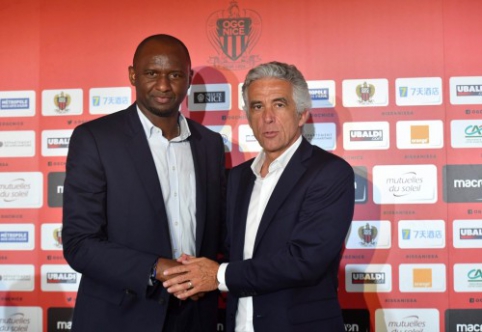 Oficialu: P. Vieira tapo "Nice" treneriu