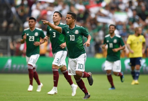 Meksikos rinktinės žaidėjai skambiai atšventė išvykimą į pasaulio čempionatą