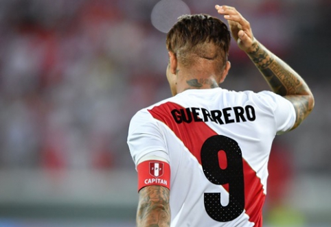 Peru rinktinėje - dėl dopingo vartojimo čempionatą praleisti turėjęs P. Guerrero