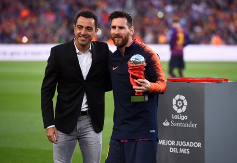 Xavi: jei L. Messi žaistų atraminiu saugu - jis būtų geriausias saugas pasaulyje
