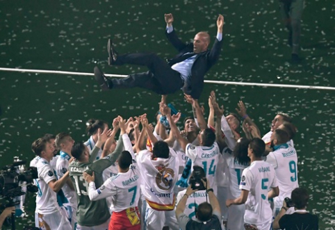 Su Z. Zidane'u socialinėje erdvėje iš "Real" komandos neatsisveikino tik vienas žaidėjas