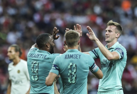 "Arsenal" nepaliko vilčių PSG jaunimui (VIDEO)