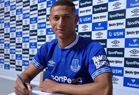 Oficialu: "Everton" už rekordinę sumą įsigijo Richarlisoną