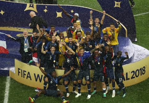 Keturis įvarčius finale įmušusi Prancūzija - naujoji pasaulio čempionė (VIDEO, FOTO)