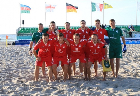 Paplūdimio rinktinė išbandys jėgas su Latvijos komanda