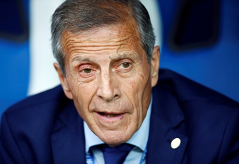 O.Tabarezas nėra tikras dėl savo ateities Urugvajaus futbolo rinktinėje