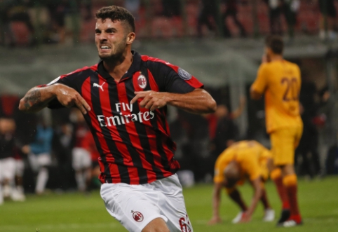 Pirmieji "Milan" taškai: P. Cutrone‘o įvartis 95-ąją minutę padovanojo pergalę prieš "Roma"