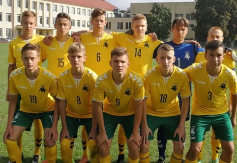 U-16 rinktinė antrą kartą įveikė Gruziją