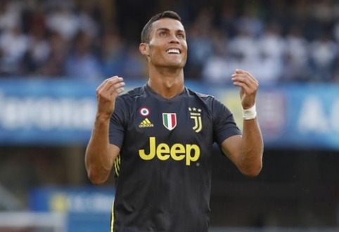 C. Ronaldo debiutas: portugalo sužeistas vartininkas ir dramatiška "Juventus" pergalė  (VIDEO)