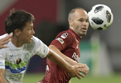 A. Iniesta meistrišku reidu atsidarė įvarčių sąskaitą Japonijoje (VIDEO)