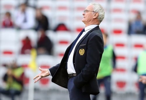 Apie galimybe treniruoti "Roma" paklaustas C. Ranieri: "Tikiuosi, kad Di Francesco nebus atleistas"