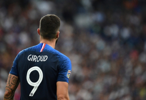 O. Giroud rezultatyviausių Prancūzijos rinktinės žaidėjų sąraše pralenkė Z. Zidane'ą