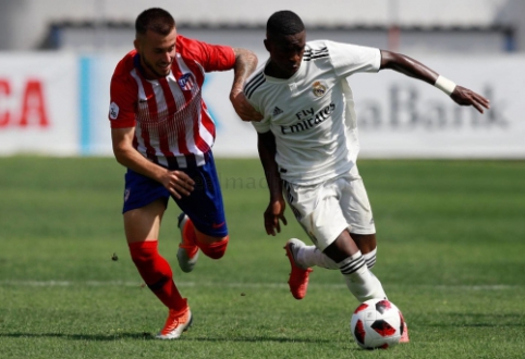 Vinicius rungtynes su "Atletico B" komanda paliko apkandžiota galva