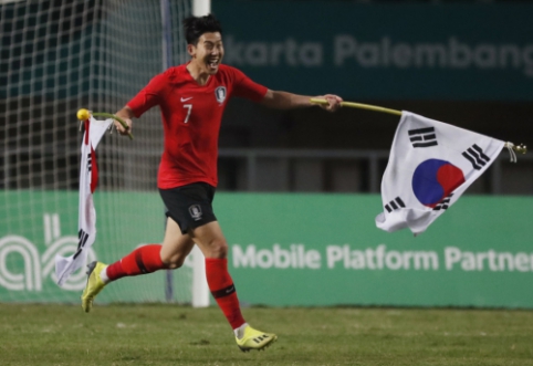 Pietų Korėja su Sonu priešakyje laimėjo Azijos žaidynes ir išvengė priverstinės karo tarnybos