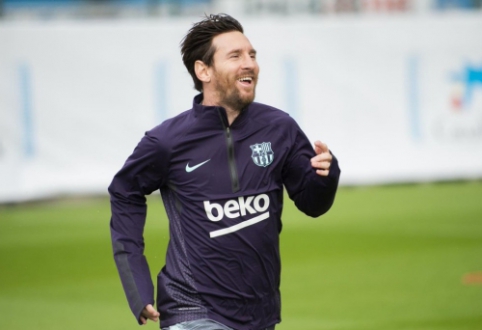 L. Messi grįžo į treniruotes