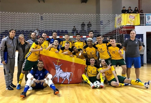 Futsal čempionato starte – užtikrinta „Vyčio“ pergalė