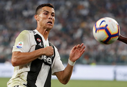 Įvartį pelnęs C.Ronaldo pasižymėjo išskirtiniu pasiekimu