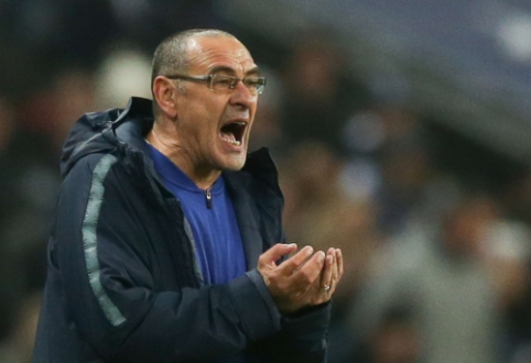 M. Sarri po pirmosios nesėkmės: "Žaidimas buvo katastrofiškas"