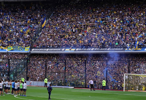 Prieš lemiamas rungtynes - "Boca Juniors" sirgalių staigmena