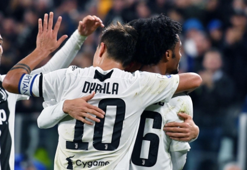 "Juventus" iškovojo pergalę, "Fiorentina" ir "Roma" mače užfiksuotos lygiosios