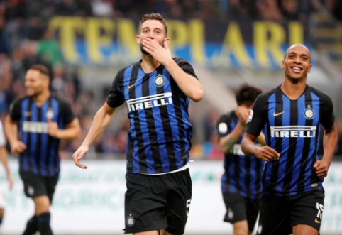 R. Gagliardini vedamas "Inter" sutriuškino "Genoa"