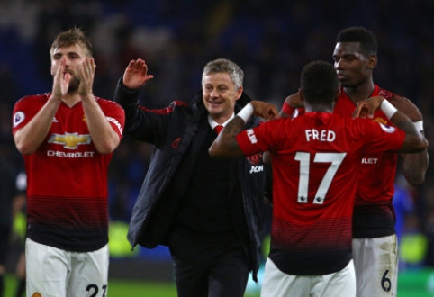 "Man Utd" pergalė prieš "Cardiff" – didžiausia nuo Fergusono pasitraukimo