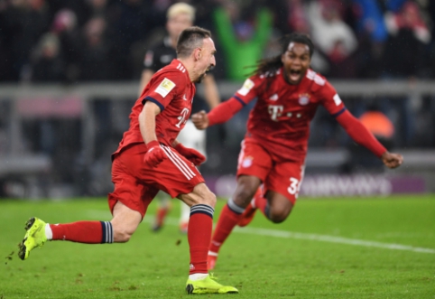F. Ribery padėjo "Bayern" ekipai nugalėti turnyrinės lentelės kaimynus "RB Leipzig"