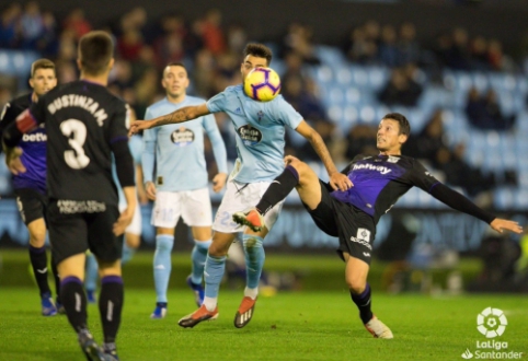 Ispanijoje – "Celta" ir "Leganes" klubų lygiosios