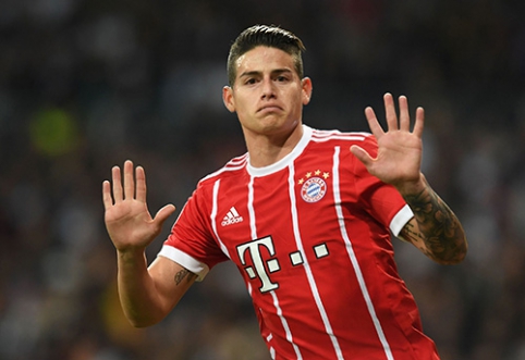 J.Rodriguezas: likčiau "Bayern" su viena sąlyga