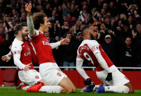 Antrajame kėlinyje įvarčių fiestą atidaręs "Arsenal" triumfavo Šiaurės Londono derbyje