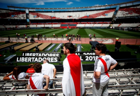 "River Plate" atsisakė žaisti "Copa Libertadores" finalą Ispanijoje