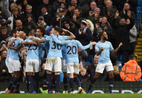 "Man City" namuose susitvarkė su "Bournemouth", "West Ham" sutriuškino "Newcastle"