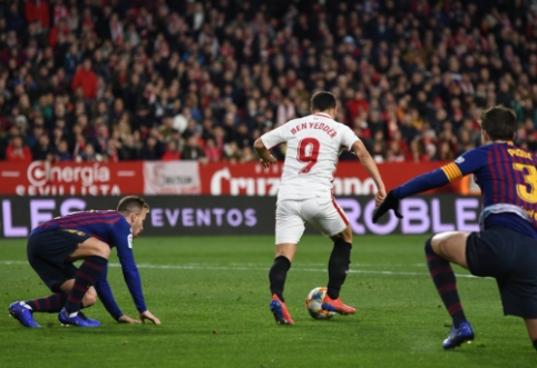 "Barcelona" Karaliaus taurės ketvirtfinalį pradėjo pralaimėjimu "Sevilla" ekipai