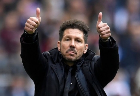 D. Simeone po "Girona" akibrokšto: "Geriau žaisti blogai, bet laimėti"