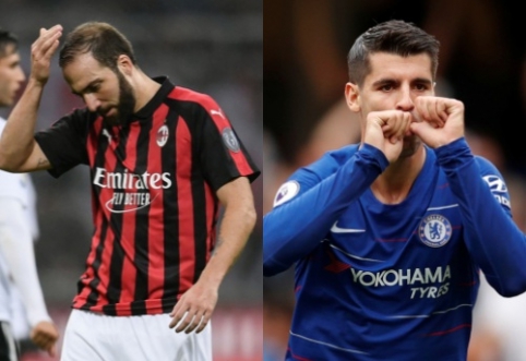 Artėjama prie kulminacijos: G. Higuainas ir A. Morata pakeis klubus