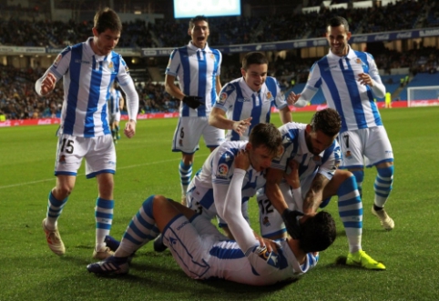 "Real Sociedad" rezultatyvioje kovoje pranoko "Espanyol"