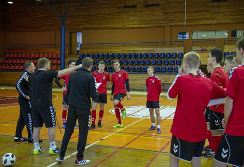 U-19 futsal rinktinė rengiasi rungtynėms su Latvija