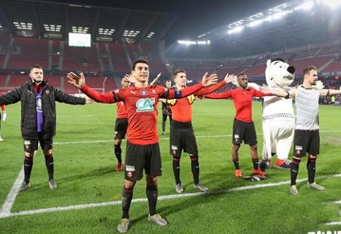 Prancūzijos taurė: "Lyon" ir "Rennes" įveikė varžovus