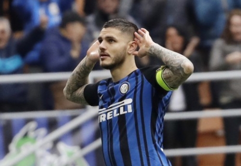 "Inter" prezidentas griežtai pakomentavo galimą M.Icardi perėjimą į "Juventus"