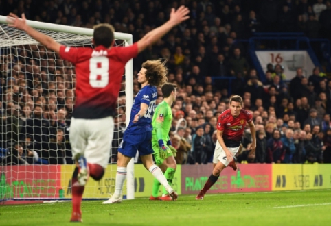 "Man Utd" be vargo susitvarkė su "Chelsea" ir žengė į FA taurės ketvirtfinalį (+ burtai)