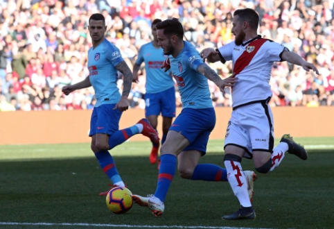 "Atletico" rikošeto dėka pasiekė pergalę prieš "Rayo Vallecano"