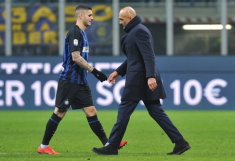 L. Spalletti: "Icardi pats atsisakė vykti į Vieną"