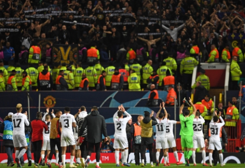 PSG fanų šėlionės Mančesteryje: nuo dainų gatvėse iki dominavimo "Old Trafford" stadione