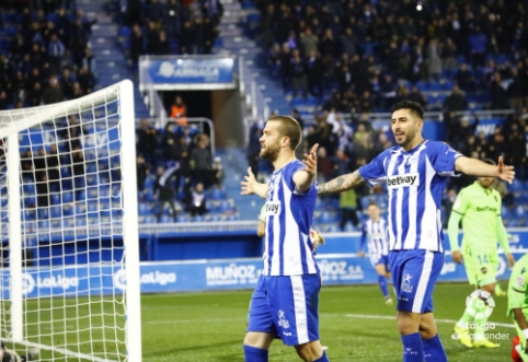 "Alaves" nutraukė nesėkmių ruožą Ispanijos pirmenybėse