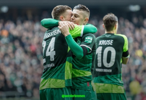 Vokietijoje pergales šventė "Werder" ir "Dusseldorf" ekipos