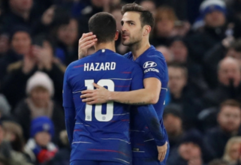 C. Fabregasas mano, kad E. Hazardas liks "Chelsea" gretose