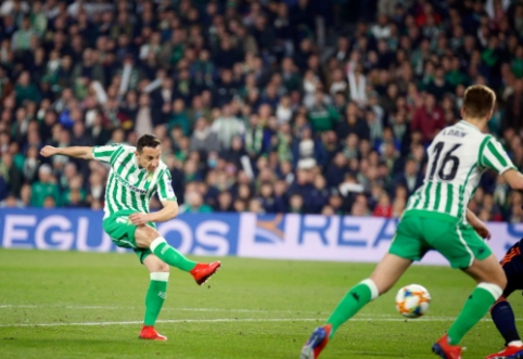 Karaliaus taurė: "Real Betis" iššvaistė dviejų įvarčių pranašumą prieš "Valencia"