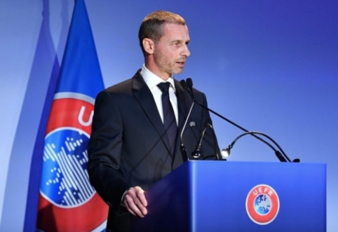 UEFA prezidentas A. Čeferinas išrinktas antrai kadencijai